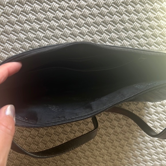 Vintage Fossil Croc Leather Handbag - Picture 5 of 6